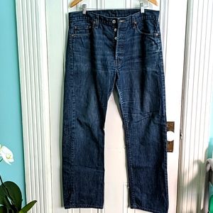 Levi's 501 button fly jeans 36x32